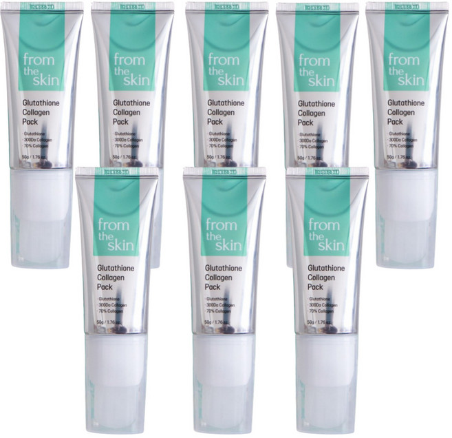 [블리샵]프롬더스킨 글루타치온 콜라겐 팩 50g x 8개 김청 필오프팩 피부진정 보습 광채 홈쇼핑, 1개입