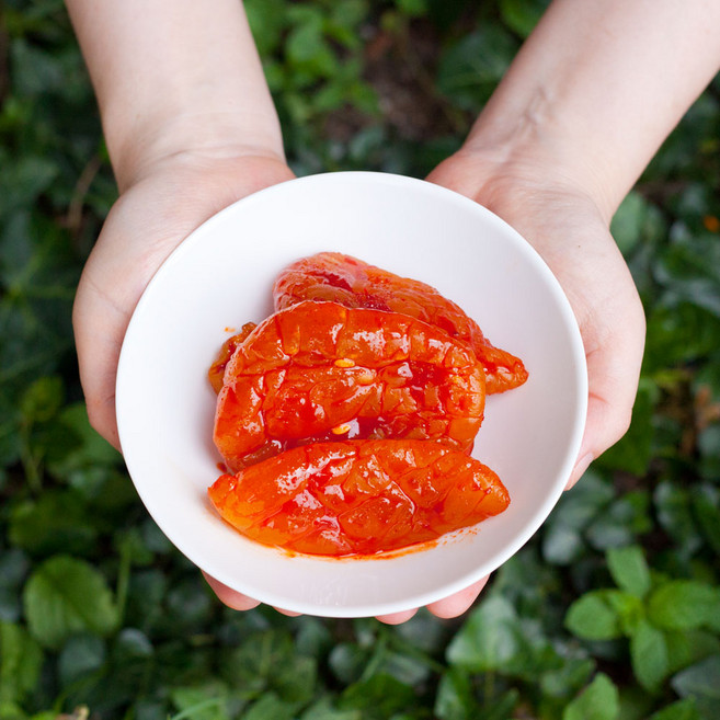 참외장아찌 고추장 통참외 국산 순창 이조 천기누설방송출연, 1개, 500g