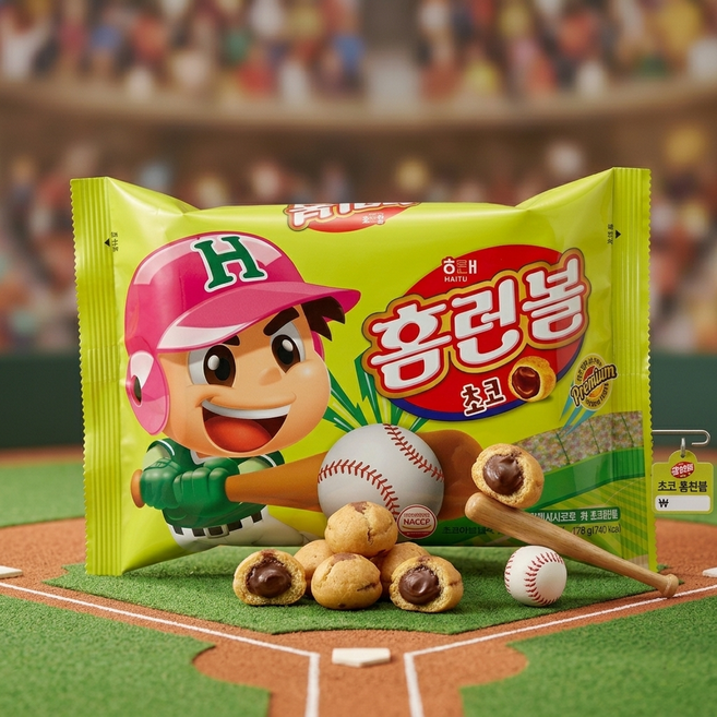 해태 제과 홈런볼 초코, 128g, 12개