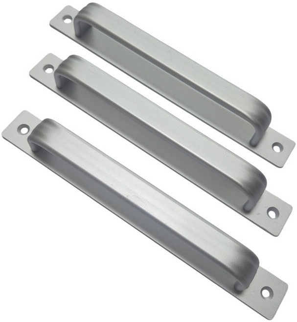 화이트실버 알루미늄 합금 도어손잡이 3개, 1개, 180mm