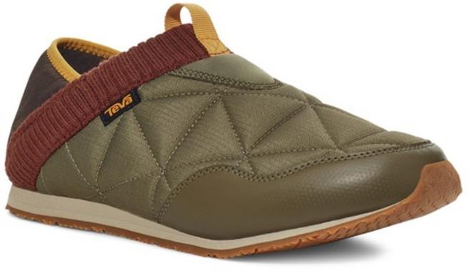 Teva 男款 Re Ember Moc 兩穿式防潑水保暖休閒鞋 再生環保材質 橄欖綠/復古棕 27 cm