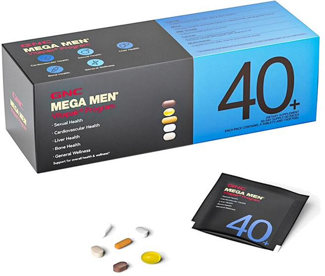 GNCMEGAMEN 40+ 비타팩 프로그램, 30회분, 1개