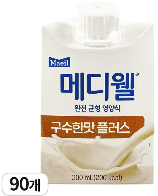 메디웰 구수한맛 플러스, 200ml, 90개