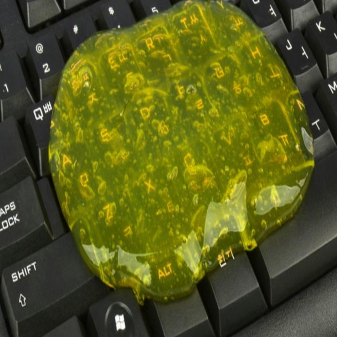 미세 키보드 컴퓨터 청소용 먼지 털 틈새 제거 마우스 슈퍼 클린젤, 1개