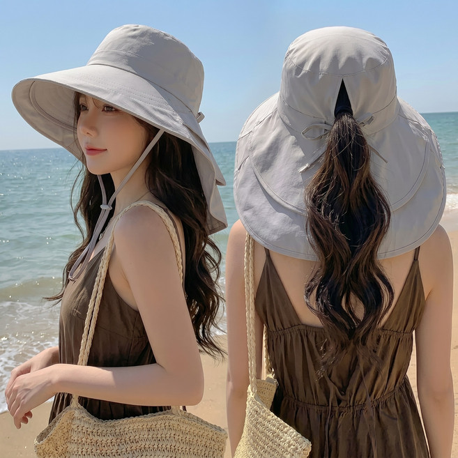우하모 UV 햇빛가리개 자외선차단 모자