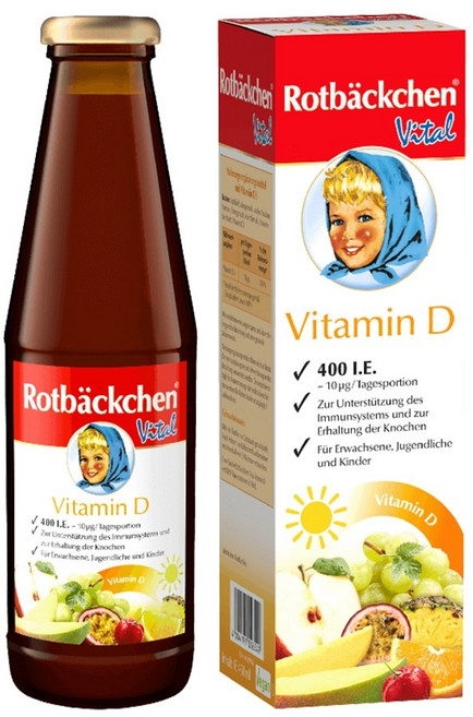 RotbAeckchen 로트벡쉔 바이탈 비타민D 주스 450ml, 1개, 1개
