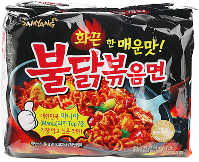 불닭볶음면140gx5입/삼양-10개, 10개