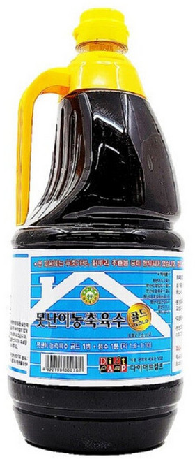 못난이 농축냉면육수1.8L 6개 막국수 밀면 묵사발 농축액 10배희석, 1.8L