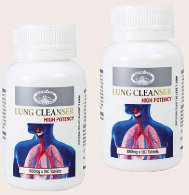 네이쳐스탑 렁 클렌저 하이 포텐시 680mg, 180정, 2개