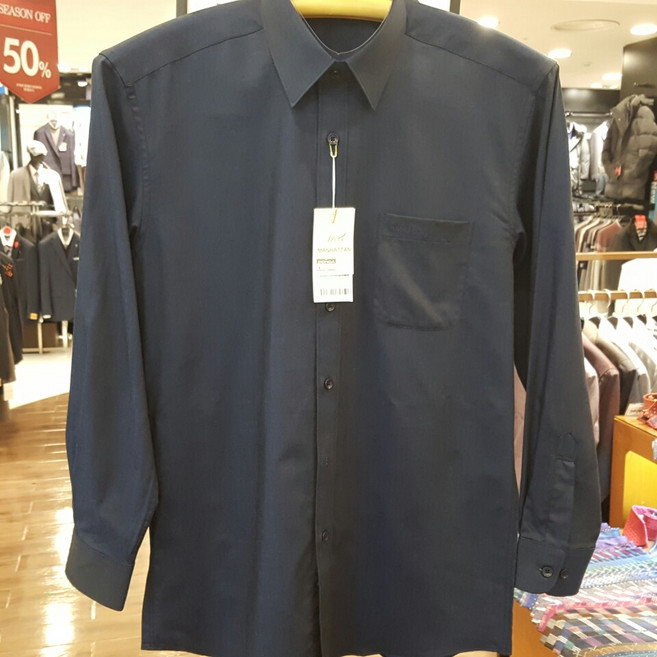 동아강북 맨하탄 투톤 레귤러 셔츠M23F1214