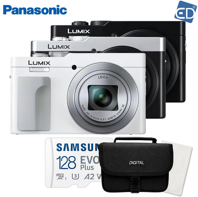 파나소닉 루믹스 DC-TZ99 광학 30배줌 4K +128GB+가방+포켓융 /ED, DC-TZ99 화이트