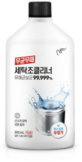 무균무때 세탁조클리너, 12, 500ml