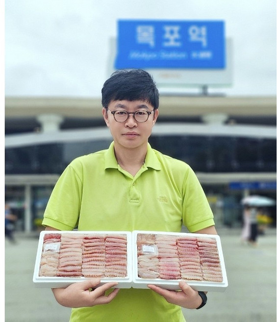 목포홍어협동조합 국내산 홍어 1K 구매시 홍어무침+애+탕거리+껍질묵+홍탁 증정, 1개, 강한숙성 200g