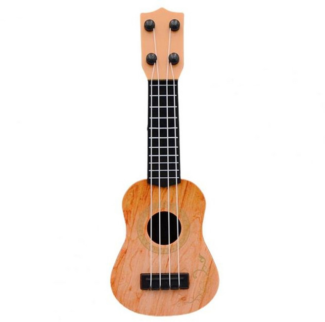 베이스기타 4-6 세 아기 아기 클래식 우쿨렐레 음악 조정 가능한 화 플라스틱 아기, 1개, 9cmx2.7x25cm