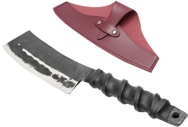 커스커즈 캠핑나대(세트)전용커버 수작업 단조칼 도끼 식도 캠핑칼, 1개