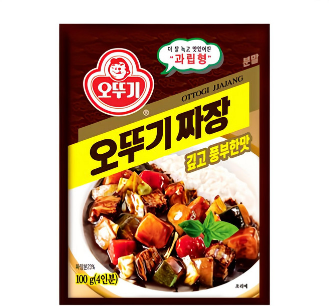 오뚜기 짜장 깊고 풍부한맛, 100g, 2개