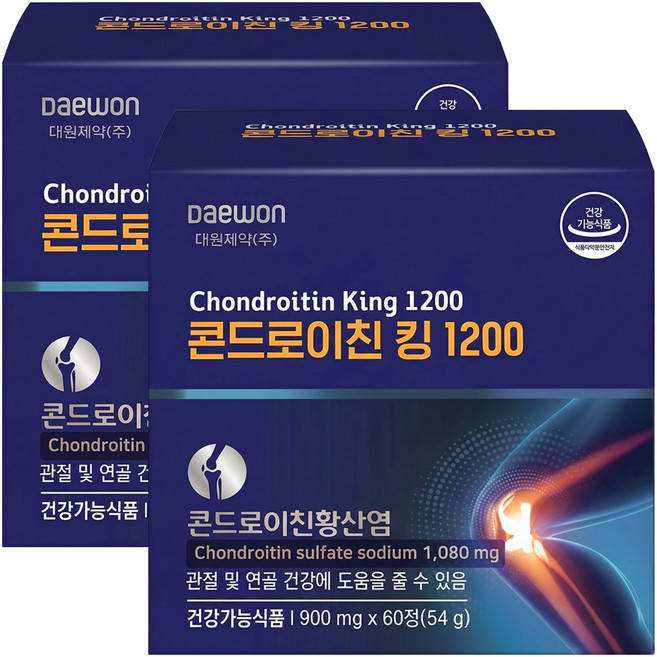 대원제약 콘드로이친 킹 1200 콘드킹, 2개, 60정
