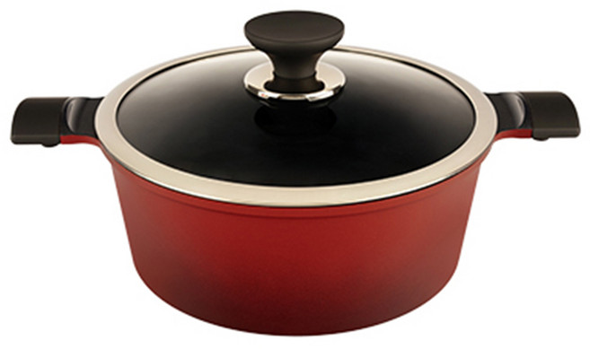 국내산 라체나 메이플트리 IH 세라믹 코팅 냄비 전골22cm, 1개, 레드, 22cm