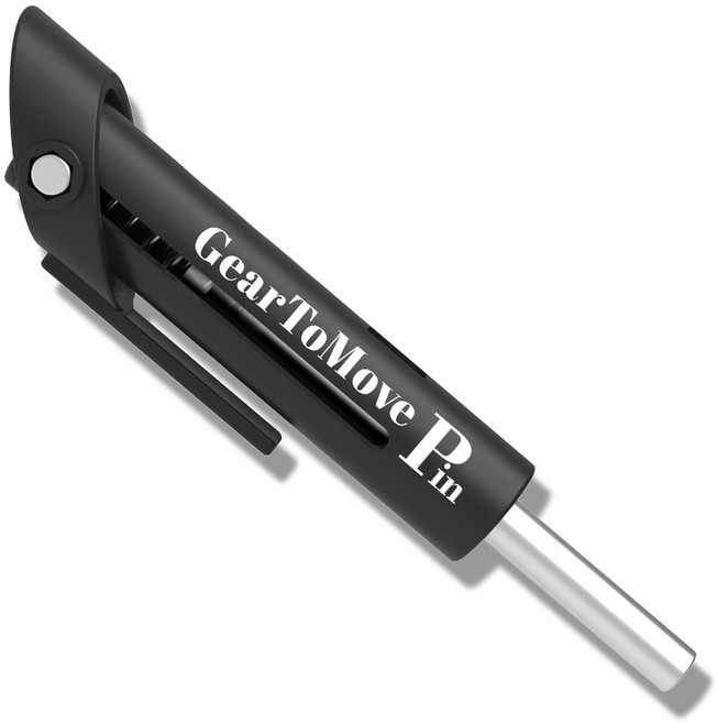 기어투무브 드랍세트핀 웨이트블럭 보조기구 핀, 블랙, 1개