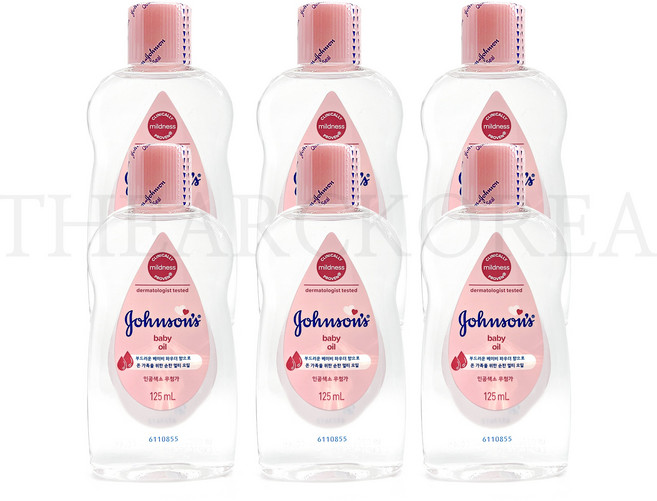 존슨즈베이비 오일, 125ml, 6개