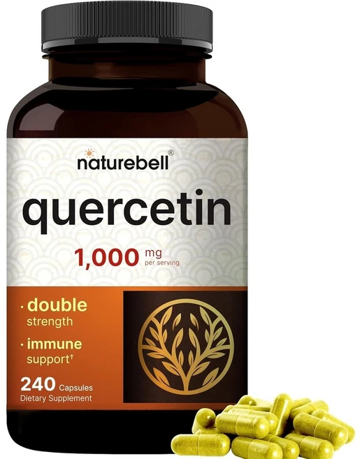 네이처벨 퀘세틴 1000mg 캡슐 240정, 퀘르세틴 1000mg, 1개 - 쿠팡