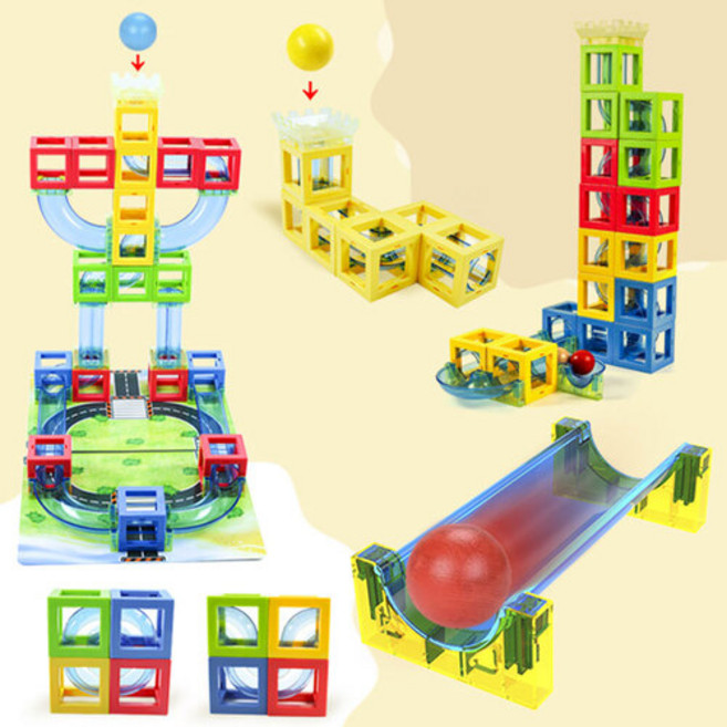 나비북스 자석블록 지니맥 키즈펀 교육용 블록세트, 1개