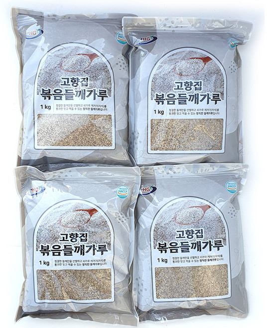 고향집 볶음들깨가루1kg 업소용 볶은들깨가루, 4개, 1kg