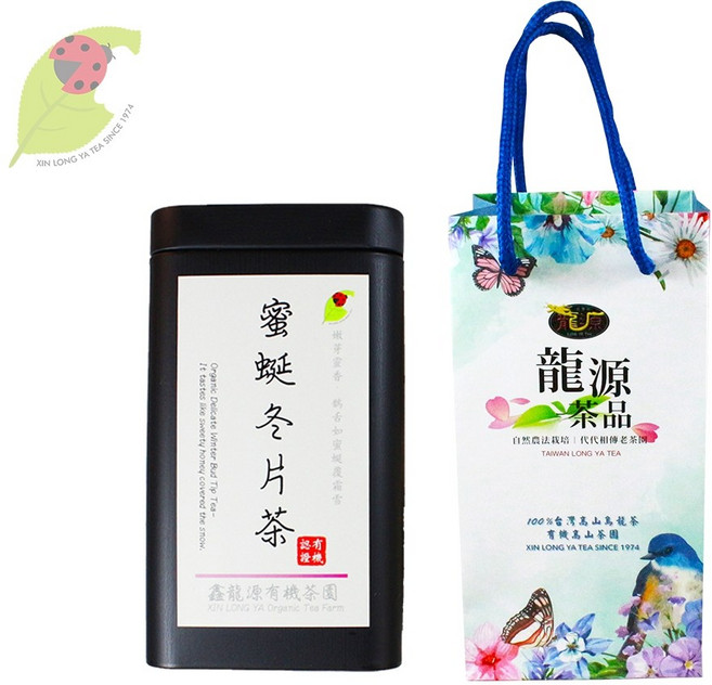 鑫龍源 蜜蜒冬片茶 小綠葉蟬蟲蜒茶 50g罐裝附提袋 經SGS檢驗台灣茶, 1個, 50g/罐+提袋x1, 50g, 1個裝