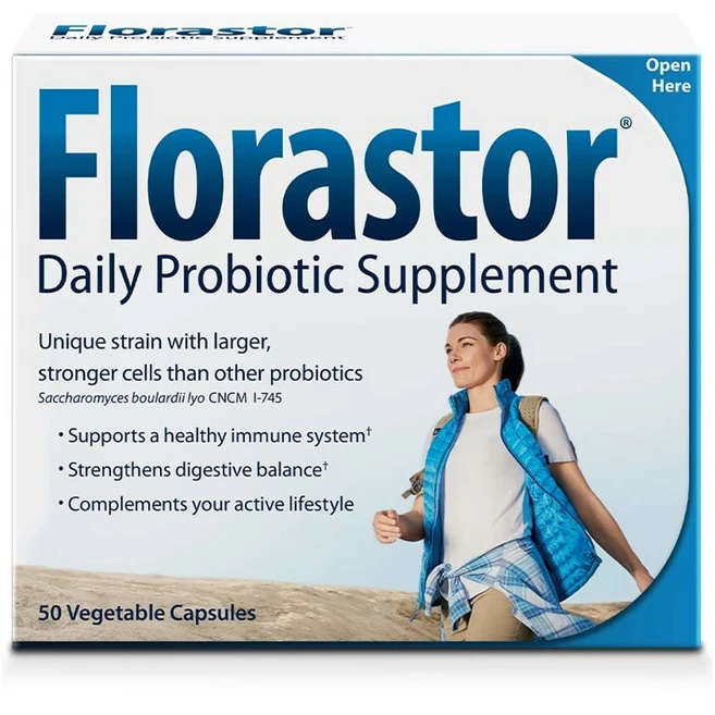 Florastor Daily Probiotic 플로라스터 프로바이오틱 유산균 50정, 1개 - 쿠팡
