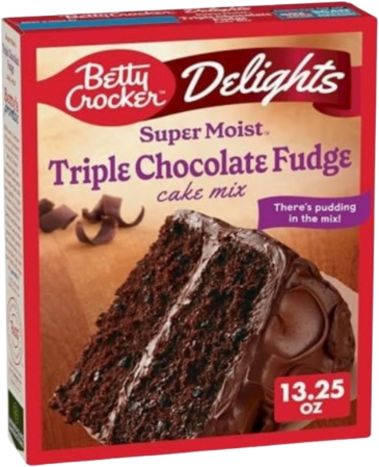 베티크로커 슈퍼모이스 트리플 초콜렛 퍼지, 1개, 375g