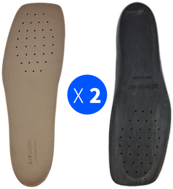 에어라이닝 닥스 남성용 컴포트 우레탄 깔창 2개 세트