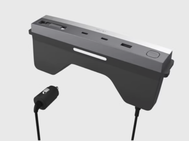 조우아 테슬라 센터 콘솔 모델3 모델Y 모델YL 주니퍼 USB 충전독킹, 그레이, 조우아 센터 콘솔 USB 충전독