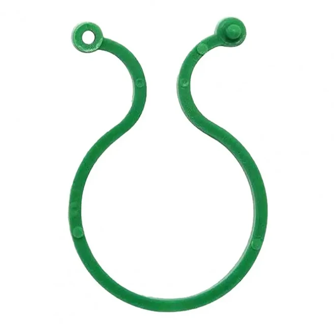 토마토 스탠드 클립 고추 가지 용 식물 지원 클립 포도 나무 고정을위한 원예 도구 등반을위한 보안, 02 Green, 01 XXXL, 1개