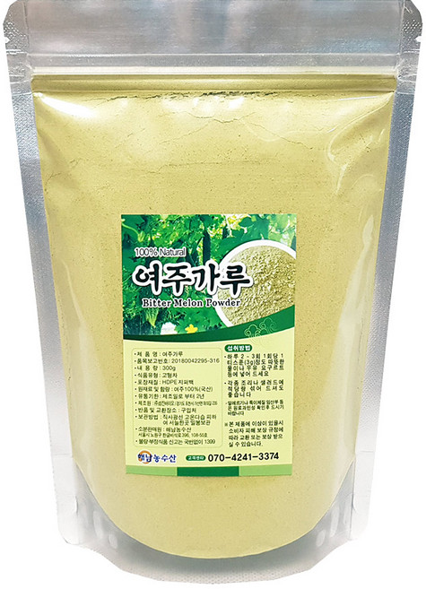 해남농수산 국산 여주분말 가루, 300g, 1개