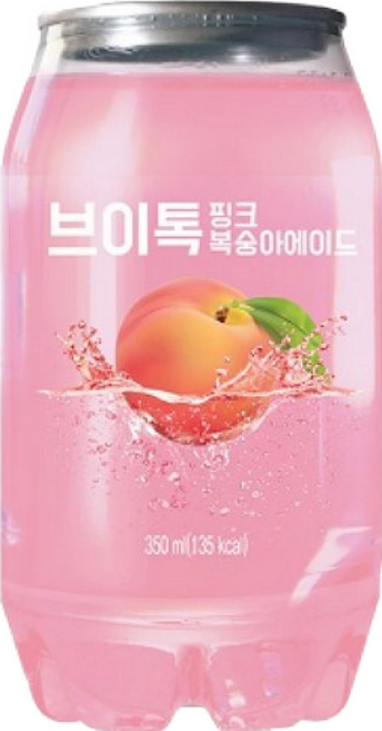브이톡 핑크복숭아에이드 350ml x 12개