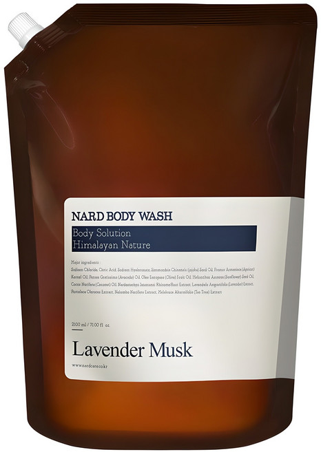 나드 바디워시 라벤더머스크 리필, 2.1L, 1개