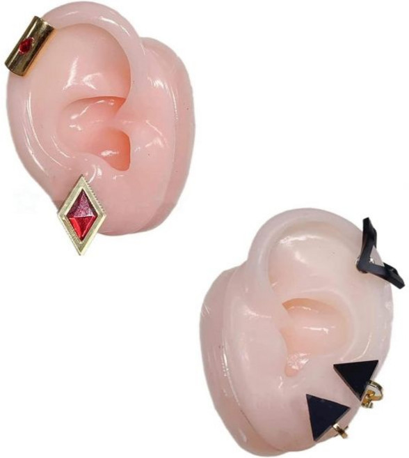 10940468 버추얼 유튜버 VTuber 니지산지 소속 주변 이어링 와타카이 우즈라 귀걸이 코스프레 소품 수제 액세서리 촬영용 동인 캐릭터풍 변장 코스튬 파티 굿즈 세