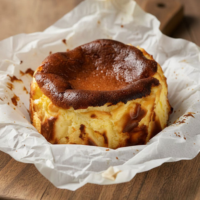 바스크 프리미엄 치즈케이크 플레인 240g 1개, 단품, 단품