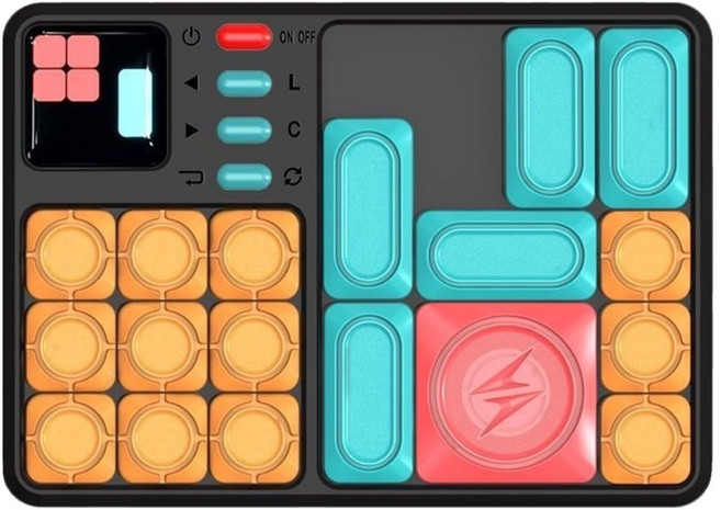 ALPHA EGG 超級華容道智能拼圖遊戲機, 1個, 超級華容道第二代+電子屏 （充電版）