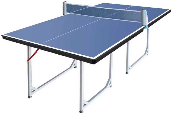 중형 탁구대 탁상용 탁구다이 아이워너 망걸이 바퀴형 교습용 가정용, 1개, 중형 바퀴없는 탁구대