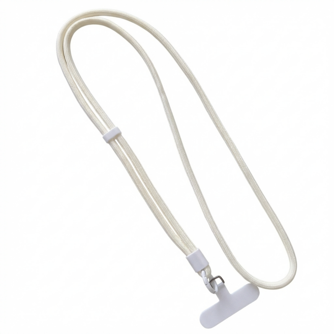 트래블잇 도난 방지 목걸이 핸드폰 스트랩, 1개, 화이트