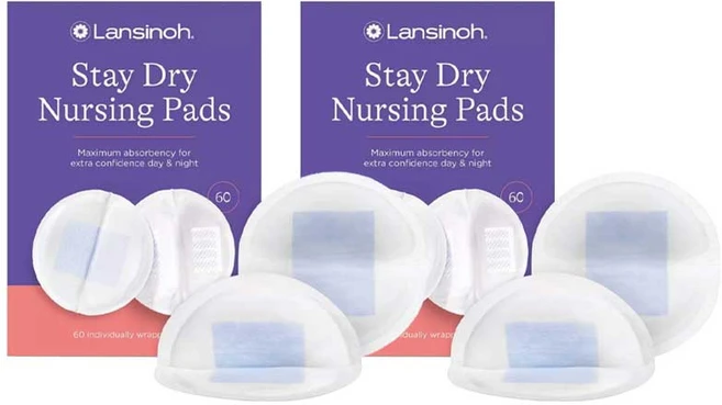 란시노 스테이 드라이 널싱 패드, 2개, 60개입 - 쿠팡