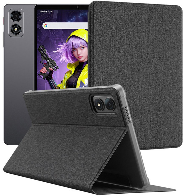 스냅케이스 ALLDOCUBE iplay 80 mini ultra 패브릭 북커버 케이스, 차콜블랙, 1개