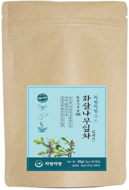 화살나무 홑잎 티백차 천기누설 방영 건강 지킴이 45g, 1.5g, 30개입, 2개