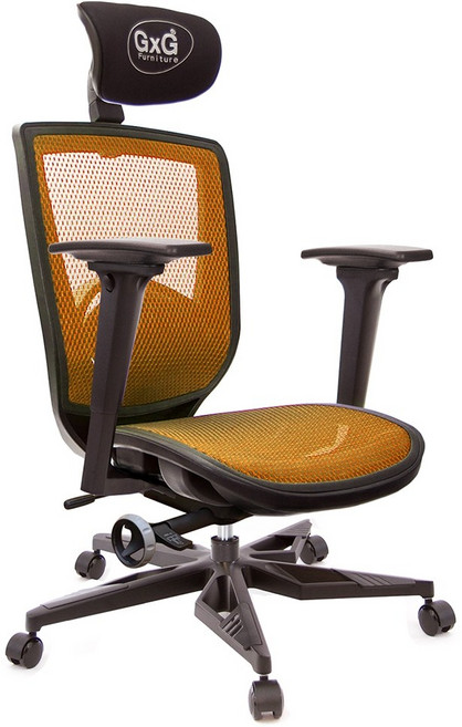 GXG 高背全網電腦椅 電競椅 TW-83F6 KGA9, 金橘色