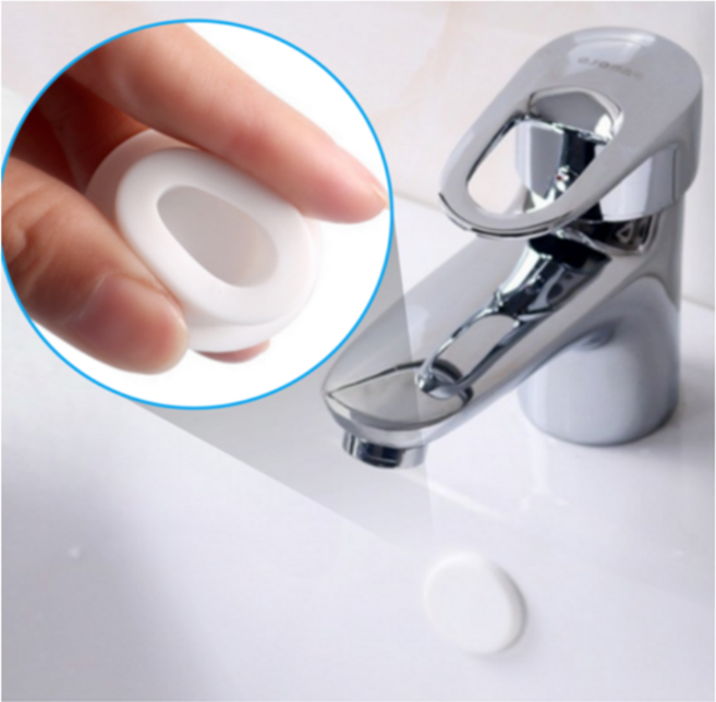 깔끔조아 악취방지 오버플로우캡 세면대 해충마개, 원형, 6개