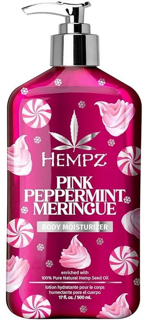 Hempz NEW 핑크 페퍼민트 머랭 바디 모이스처라이저 바디 로션 가을 및 겨울 스킨 케어 남성 및 여성용 한정판 500ml(17온스), 17 Fl Oz (Pack of 1) - 쿠팡