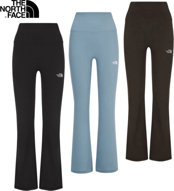 [매장정품] 노스페이스 여성 레깅스 요가 필라테스 러닝 헬스 스판 긴바지 운동복 부츠컷 하의