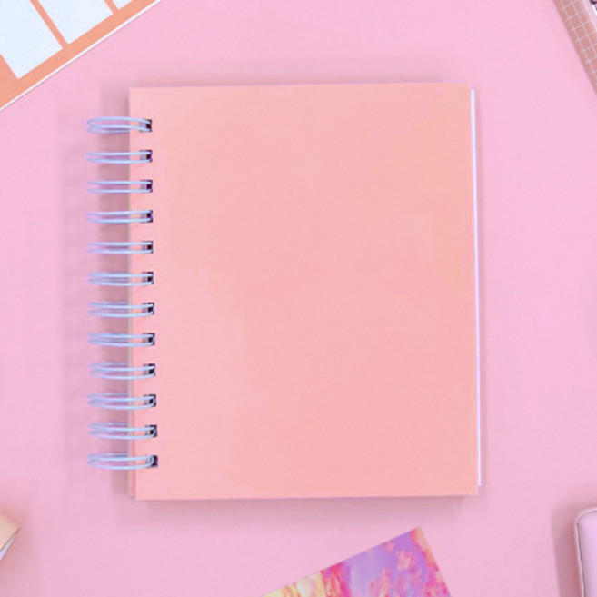 인생네컷 네컷 사진첩 접착식 포토북 앨범 폴라로이드, 25매, 02. 무지코랄