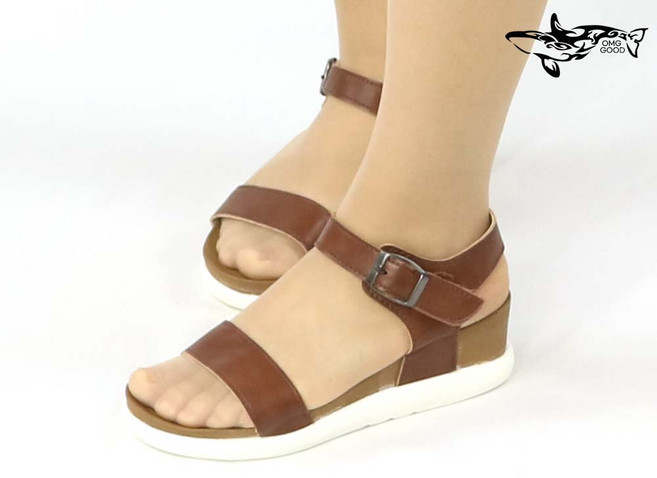 푹신한 통굽 여름 여성 샌들 여자 키높이 샌들